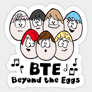 BTE - Beyond the Eggs Band Sticker